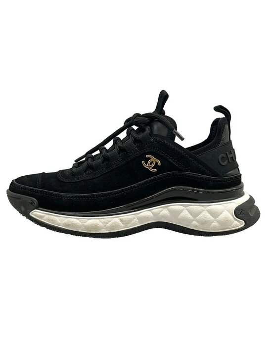 Chanel Shoes - ★SOLD★ Chanel Sneakers 37 Black Leather